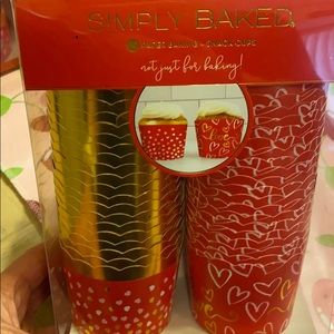 Simply Baked baking/snack cups for Valentines!